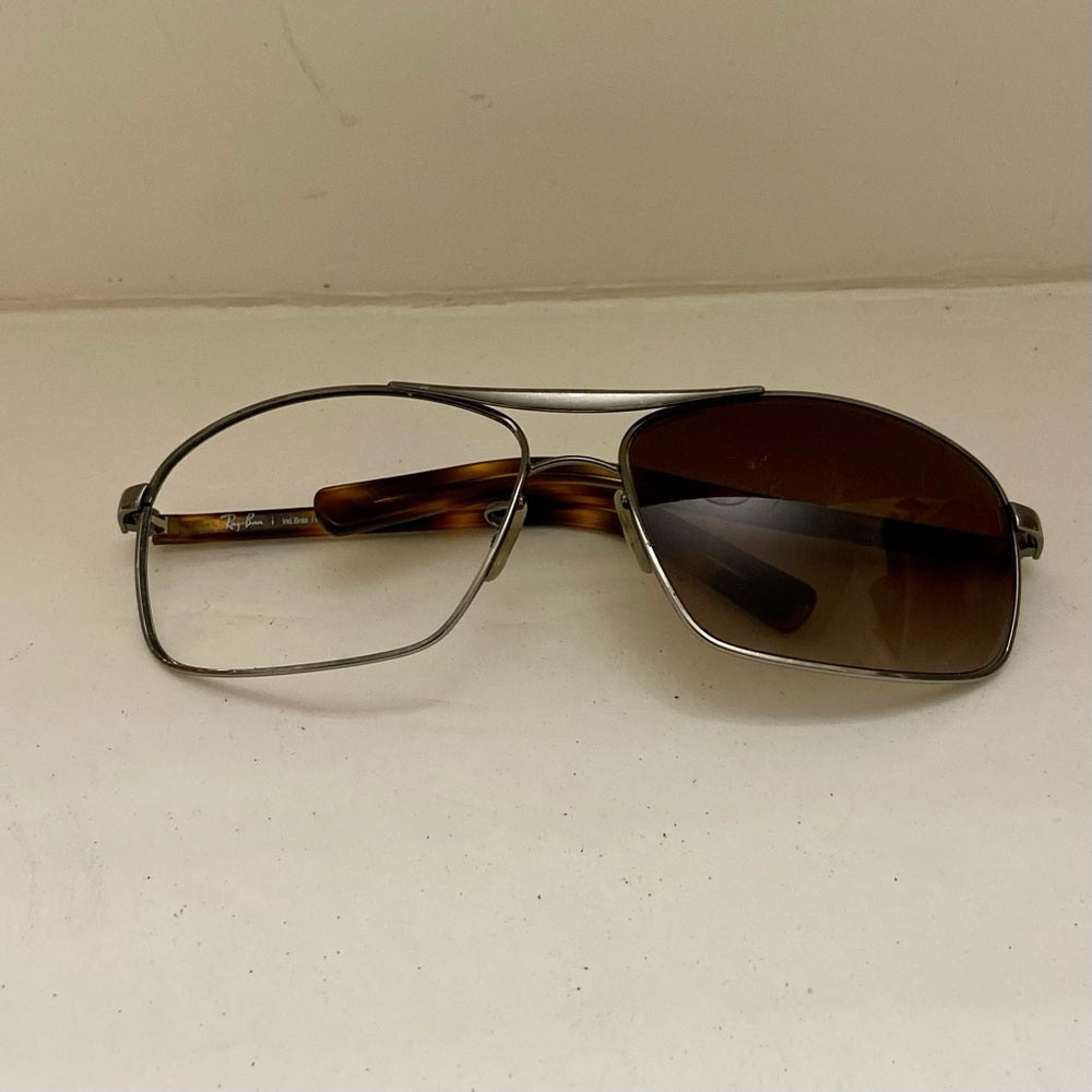 Rayban Sunglasses- Missing One Lense RB3470L 004/13 64-14 3N