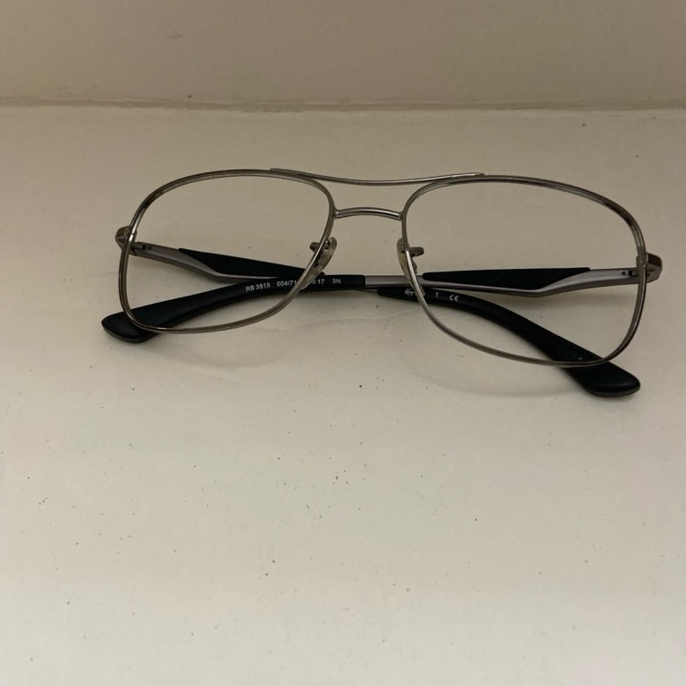 Ray-Ban Aviator Silver-Black Frame Only RB3515 004/71 58-17 3N
