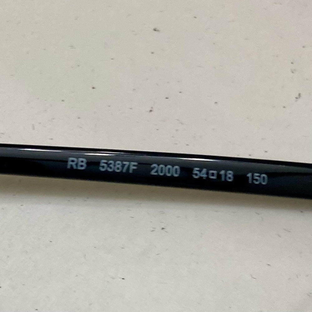 Ray-Ban Eye -Sun Glasses Black Frame Only RB5387F 2000 54-18 150