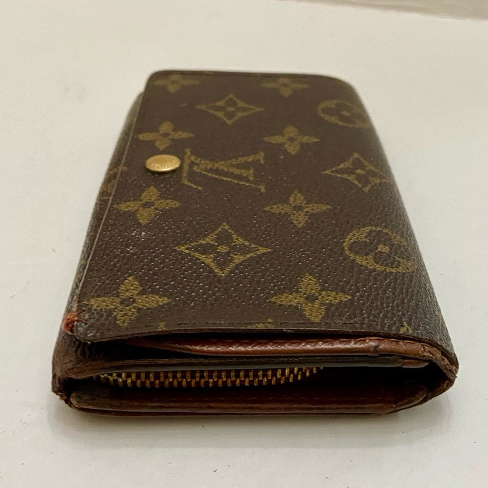 Louis Vuitton, Mono Brown Leather, Compact Wallet (CA1021)