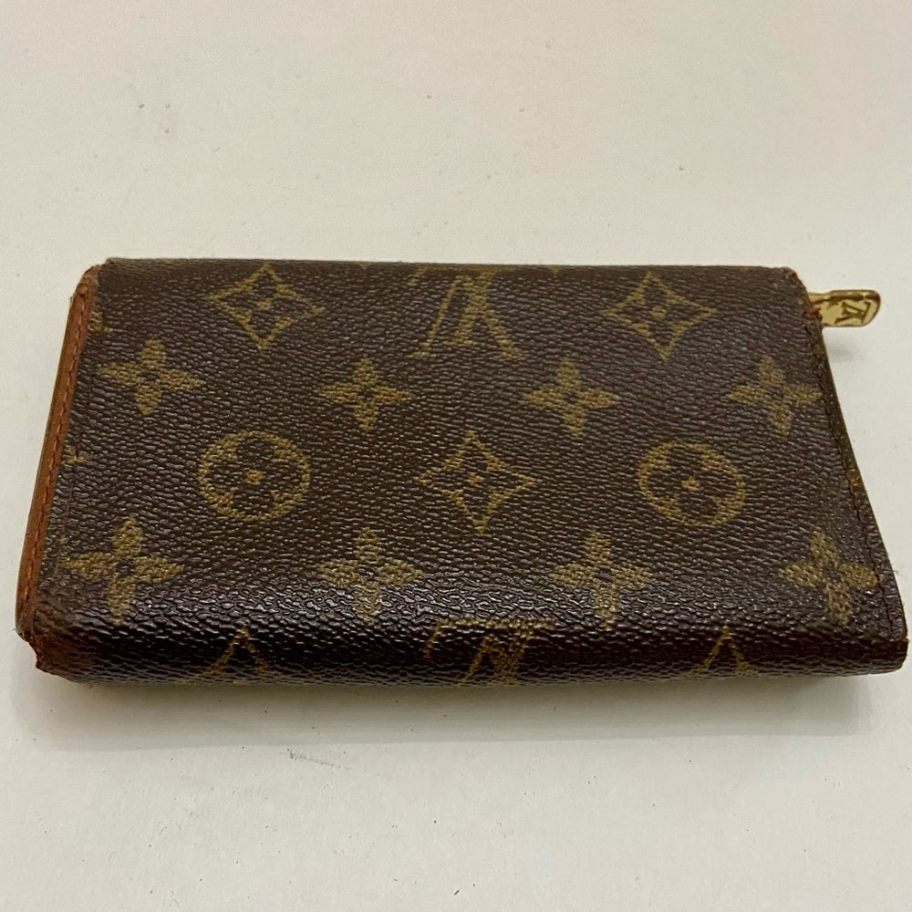 Louis Vuitton, Mono Brown Leather, Compact Wallet (CA1021)
