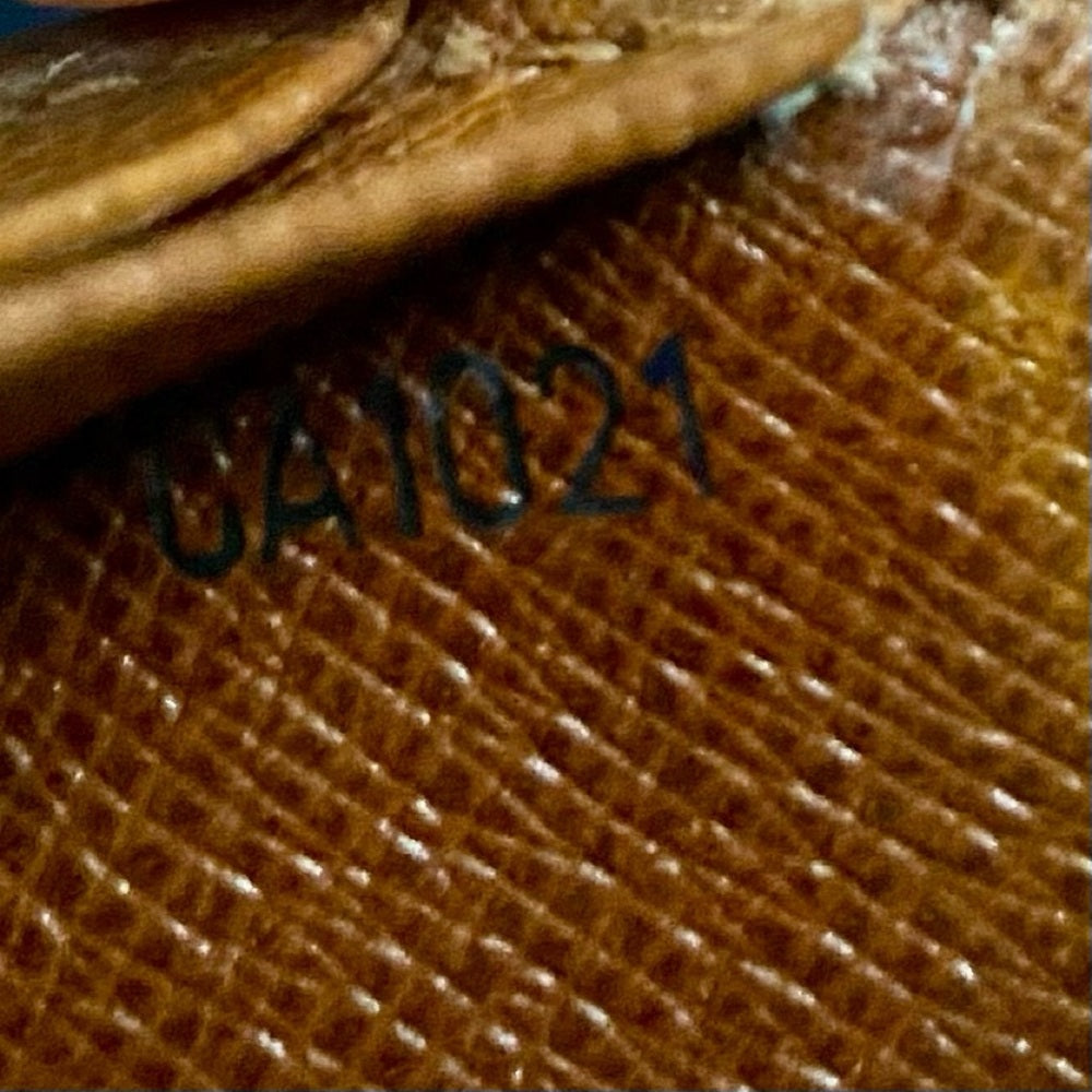 Louis Vuitton, Mono Brown Leather, Compact Wallet (CA1021)