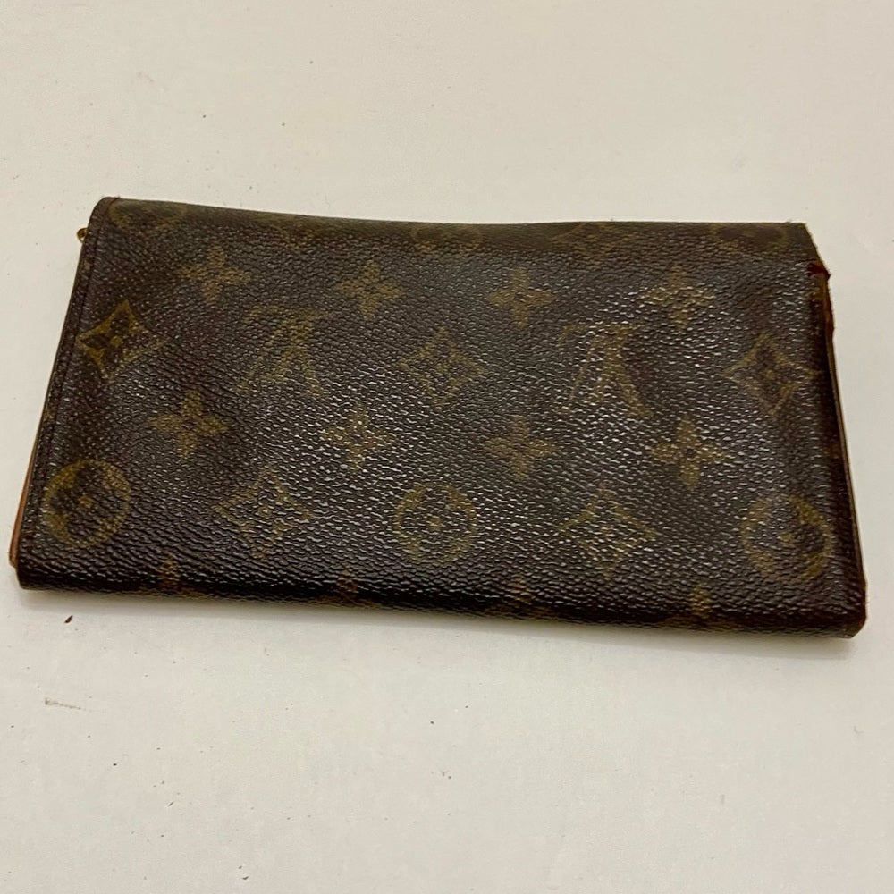 Louis Vuitton, Brown Mono, Bi-Fold Long Wallet (CA0964)