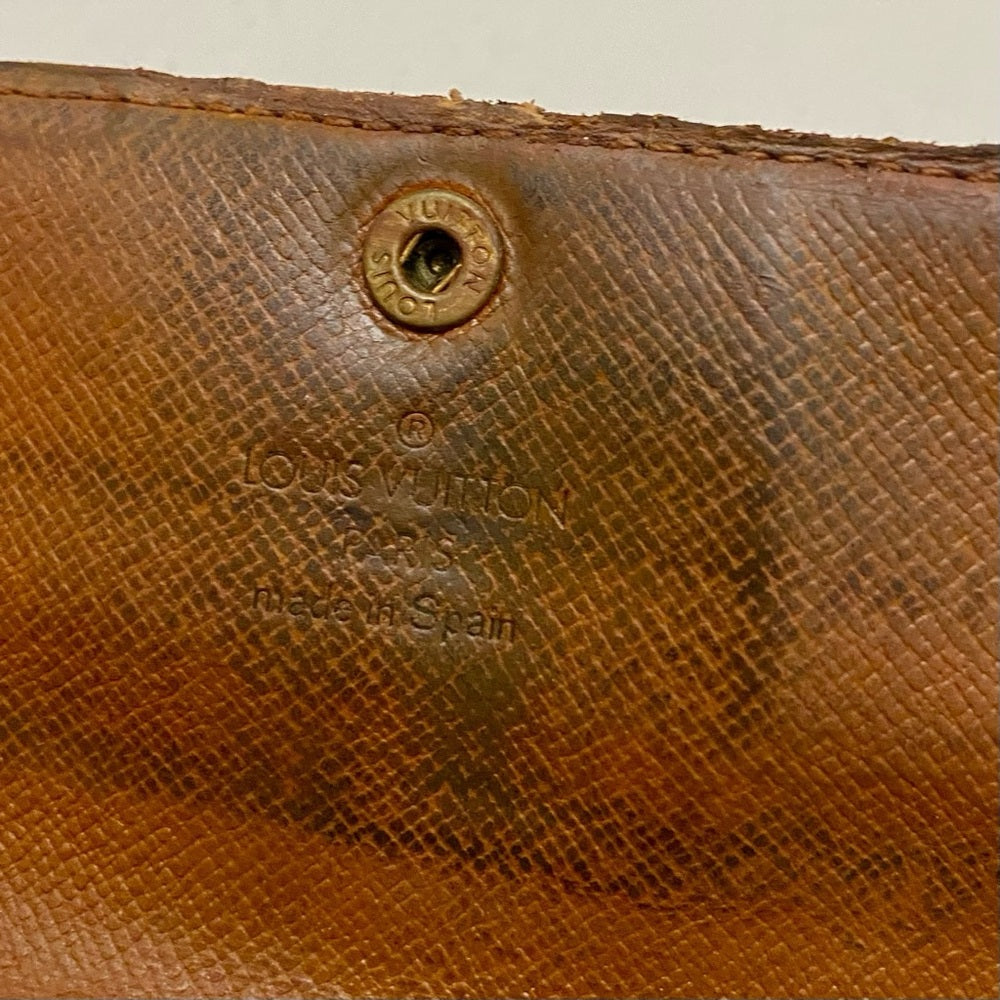 Louis Vuitton, Brown Mono, Bi-Fold Long Wallet (CA0964)