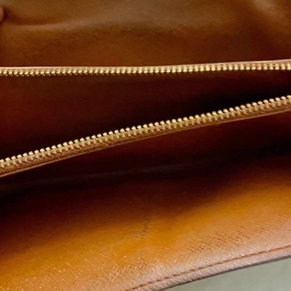 Louis Vuitton, Brown Mono, Bi-Fold Long Wallet (CA0964)