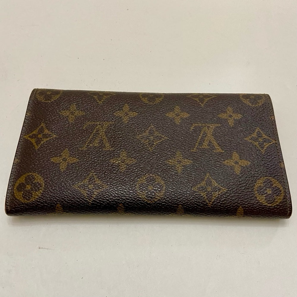 Louis Vuitton, Brown Mono, Bi-Fold Long Wallet (MI0992)