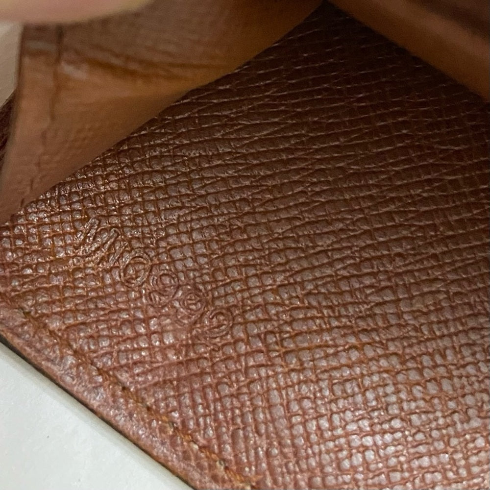 Louis Vuitton, Brown Mono, Bi-Fold Long Wallet (MI0992)