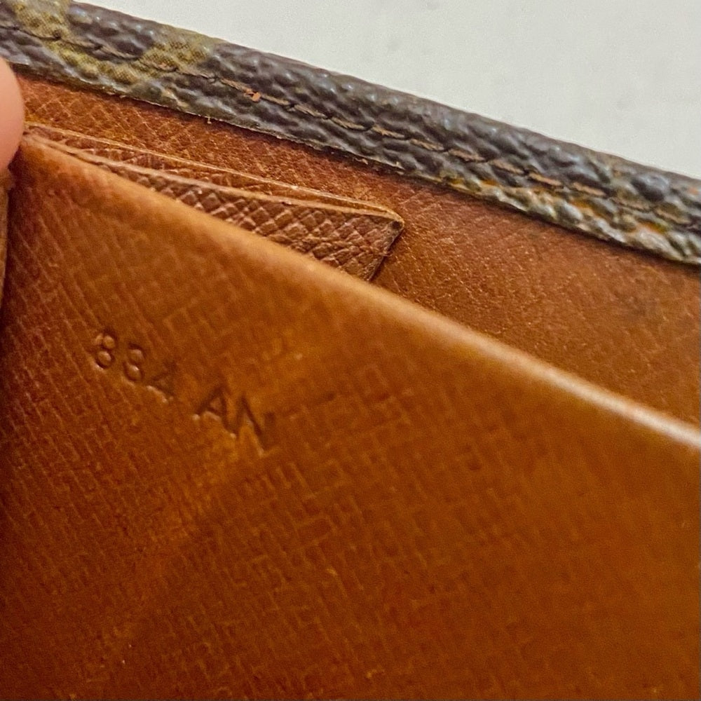 Vintage Louis Vuitton, Brown Mono, Mens Multiple Wallet (B) (884AN)