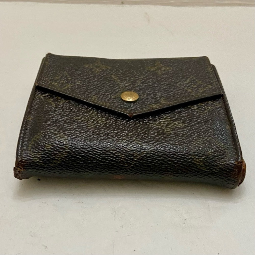 Vintage Louis Vuitton, Brown Mono, Mens Multiple Wallet (C) (AN0861)