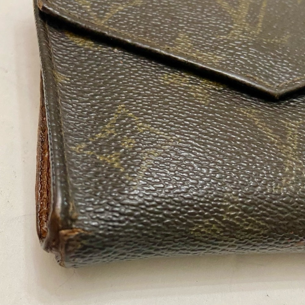 Vintage Louis Vuitton, Brown Mono, Mens Multiple Wallet (C) (AN0861)