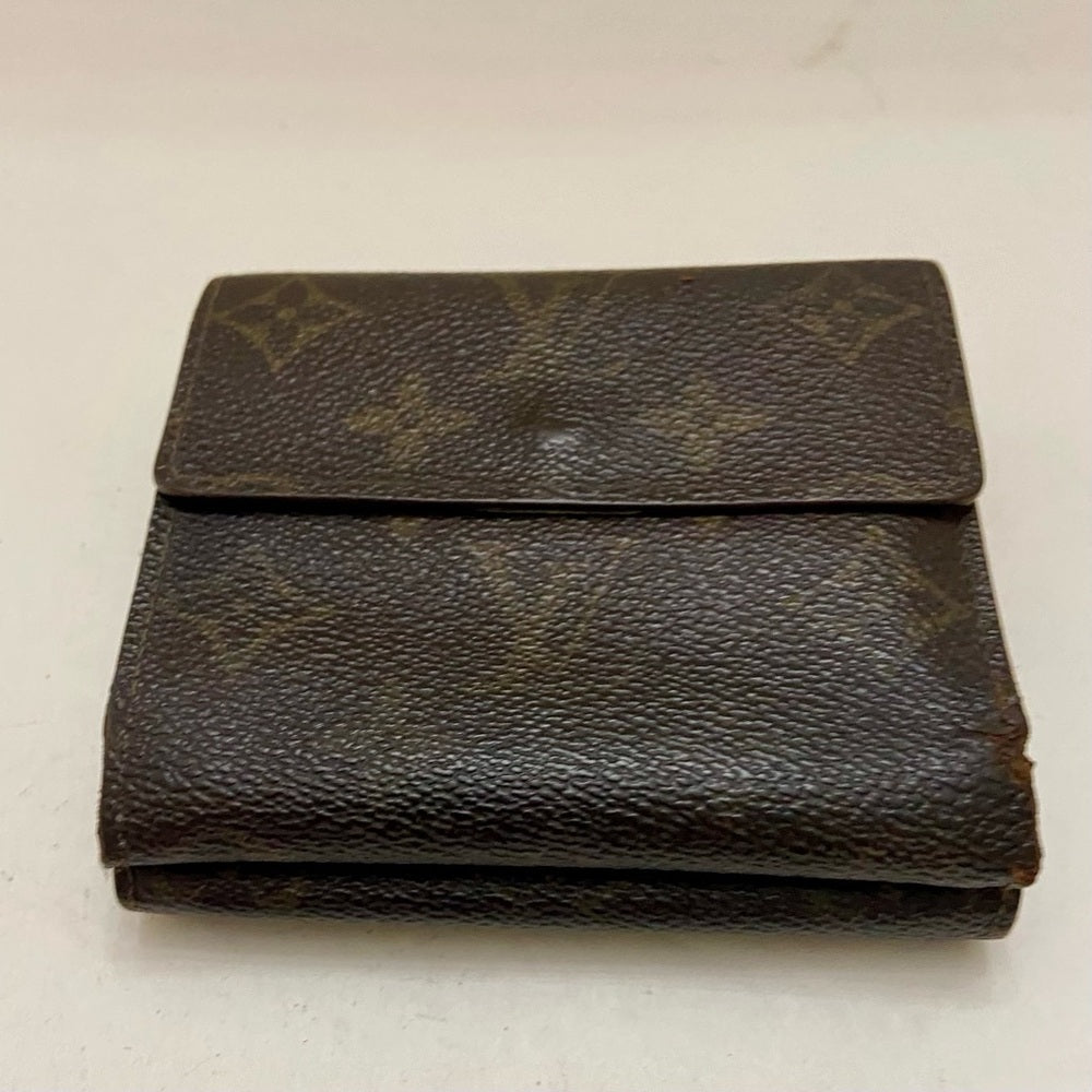 Vintage Louis Vuitton Brown Mono Mens Tri-fold Compact Wallet (B) (SP1822)