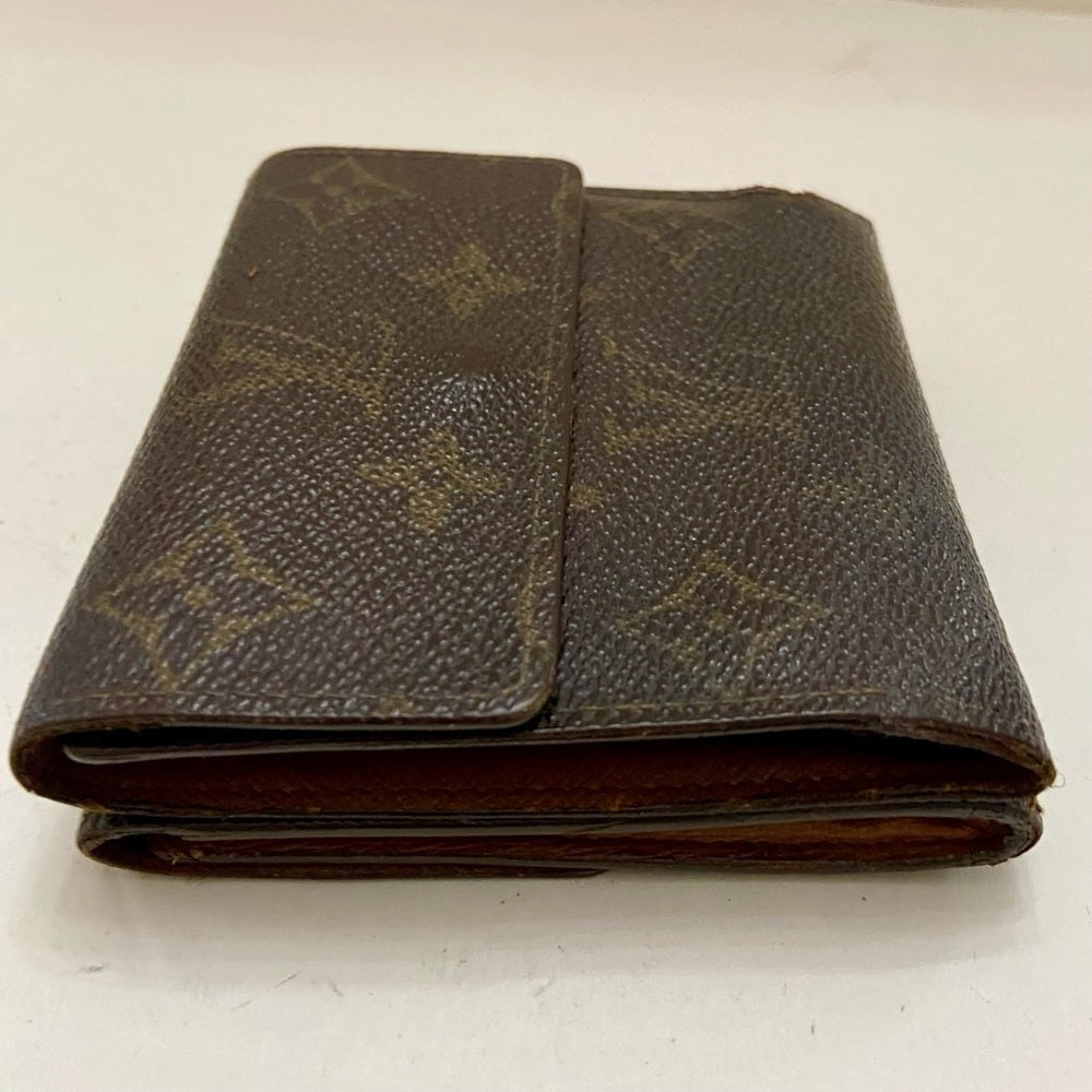 Vintage Louis Vuitton Brown Mono Mens Tri-fold Compact Wallet (B) (SP1822)