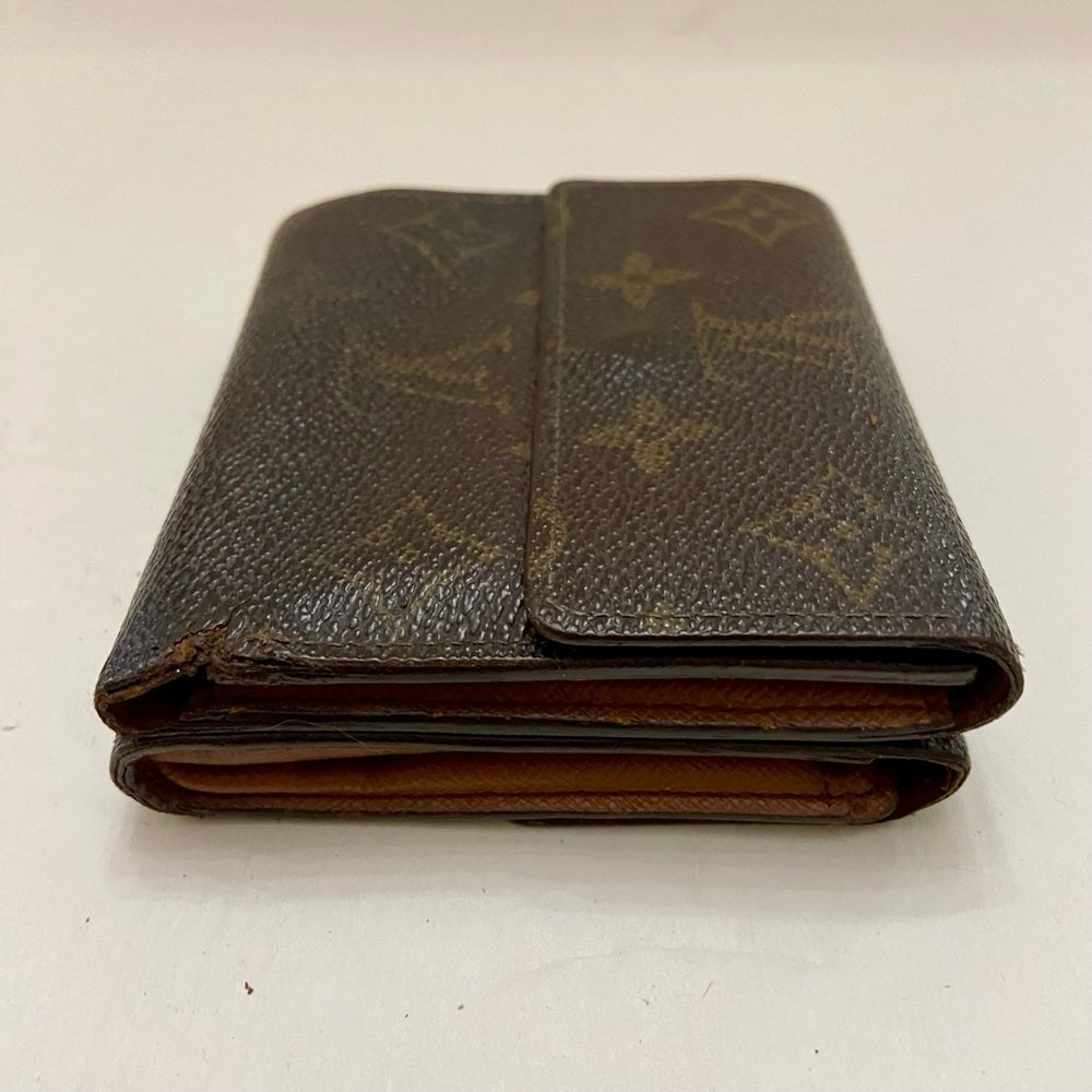 Vintage Louis Vuitton Brown Mono Mens Tri-fold Compact Wallet (B) (SP1822)