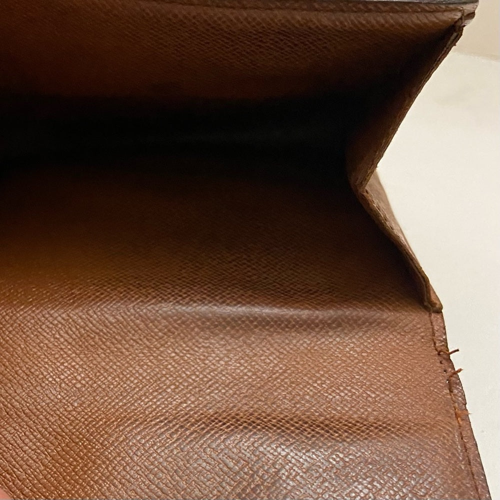 Vintage Louis Vuitton Brown Mono Mens Tri-fold Compact Wallet (B) (SP1822)