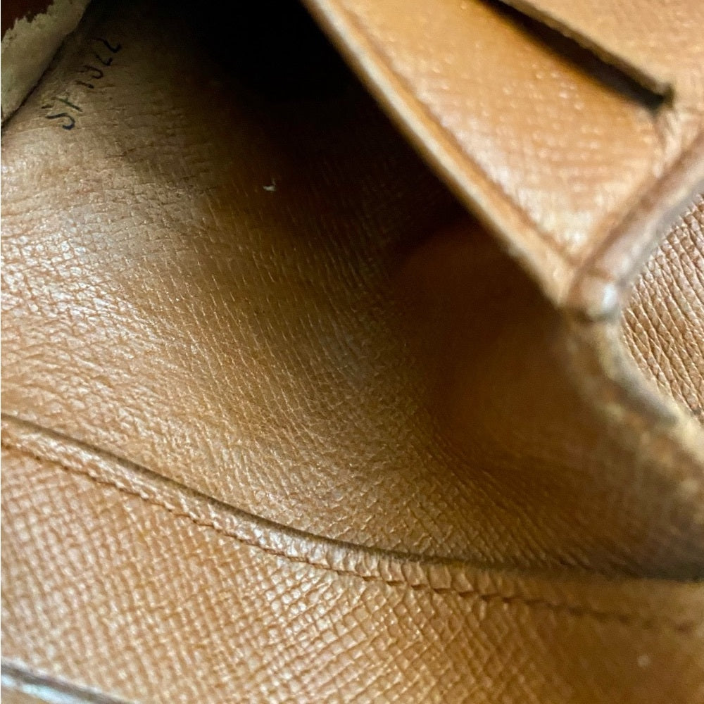 Vintage Louis Vuitton Brown Mono Mens Tri-fold Compact Wallet (B) (SP1822)