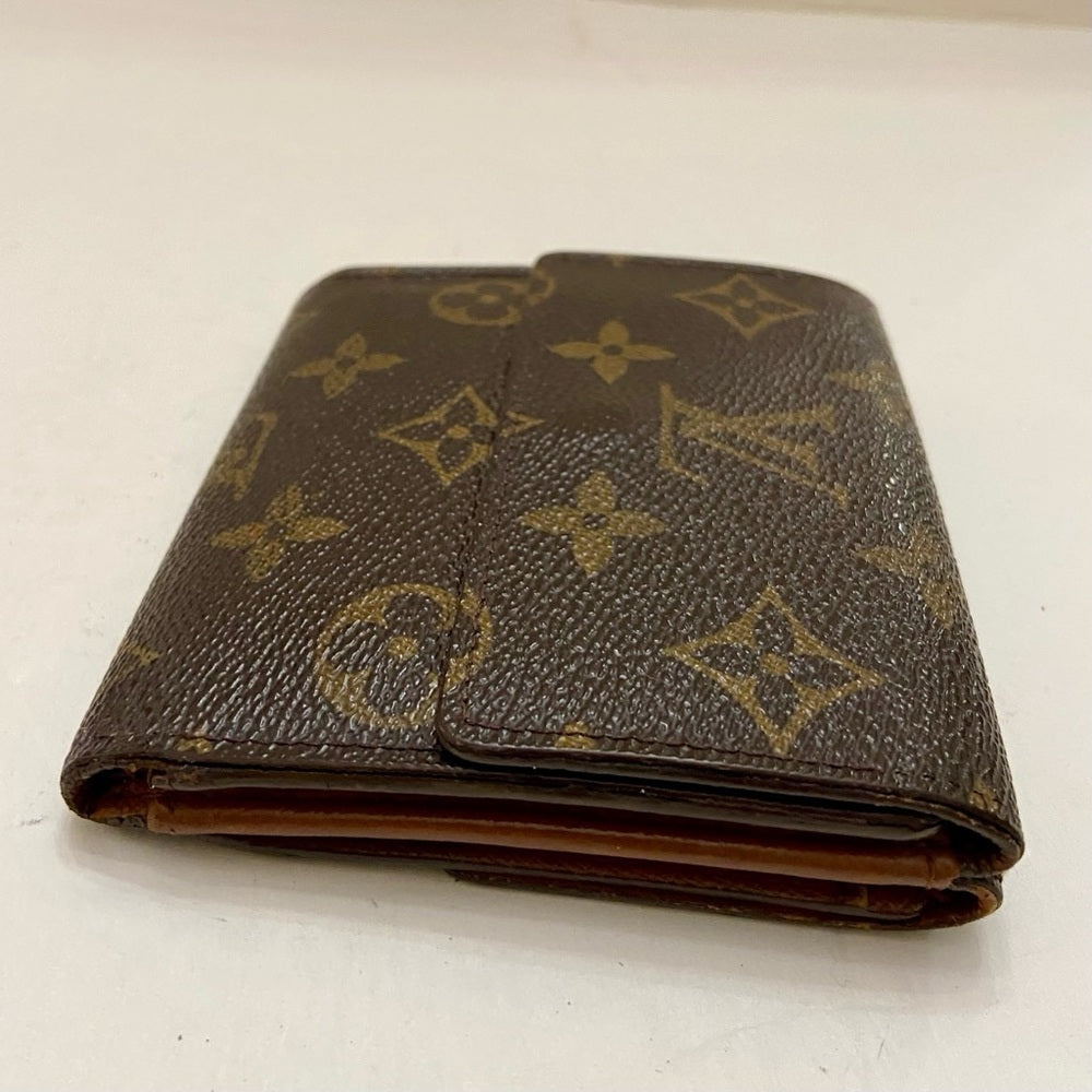 Vintage Louis Vuitton Brown Mono Mens Tri-fold Compact Wallet (C) (TH0976)