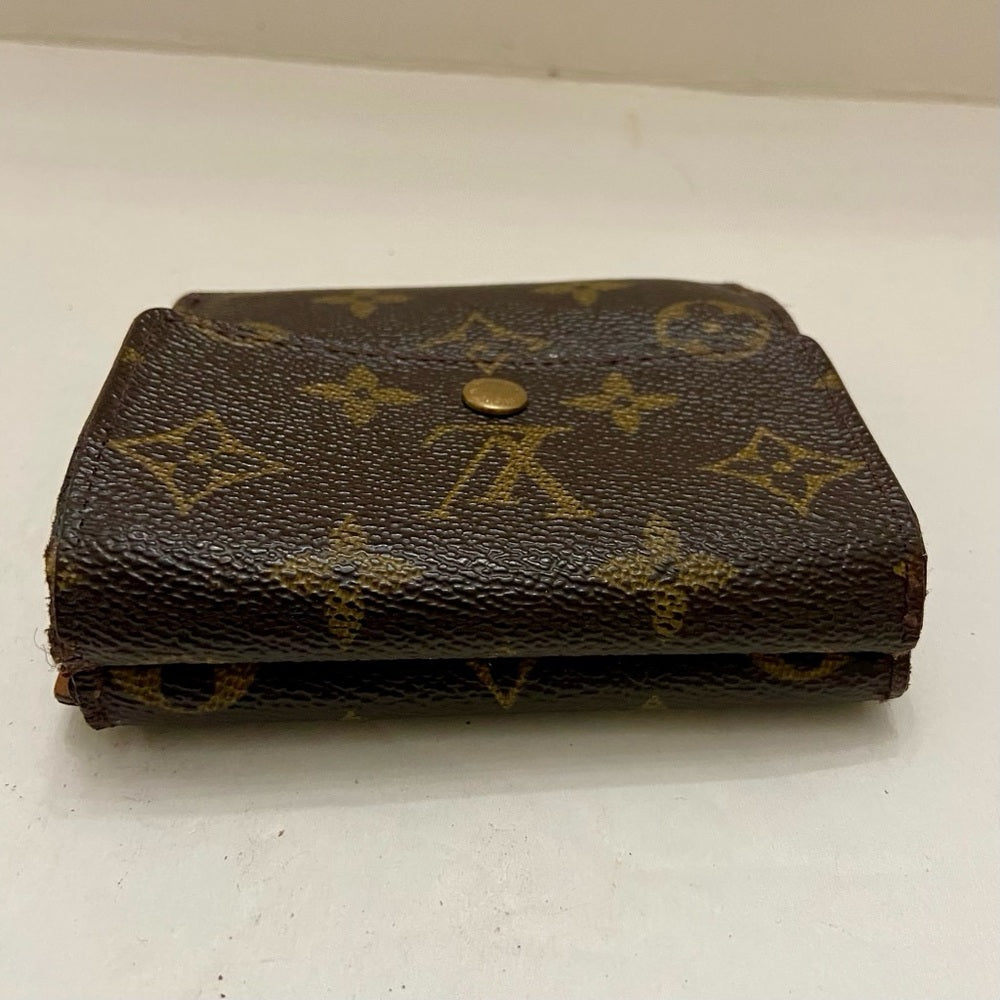 Vintage Louis Vuitton Brown Mono Mens Tri-fold Compact Wallet (E) (SP1918)