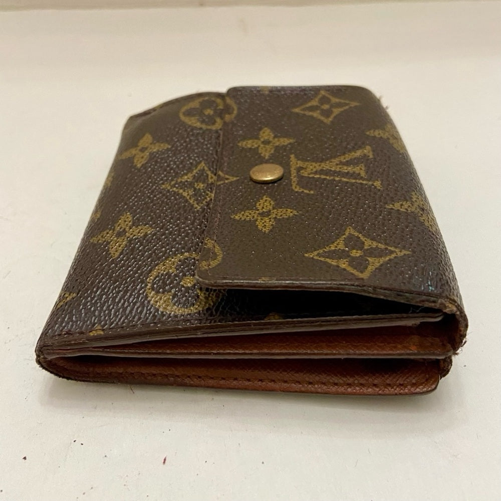 Vintage Louis Vuitton Brown Mono Mens Tri-fold Compact Wallet (E) (SP1918)