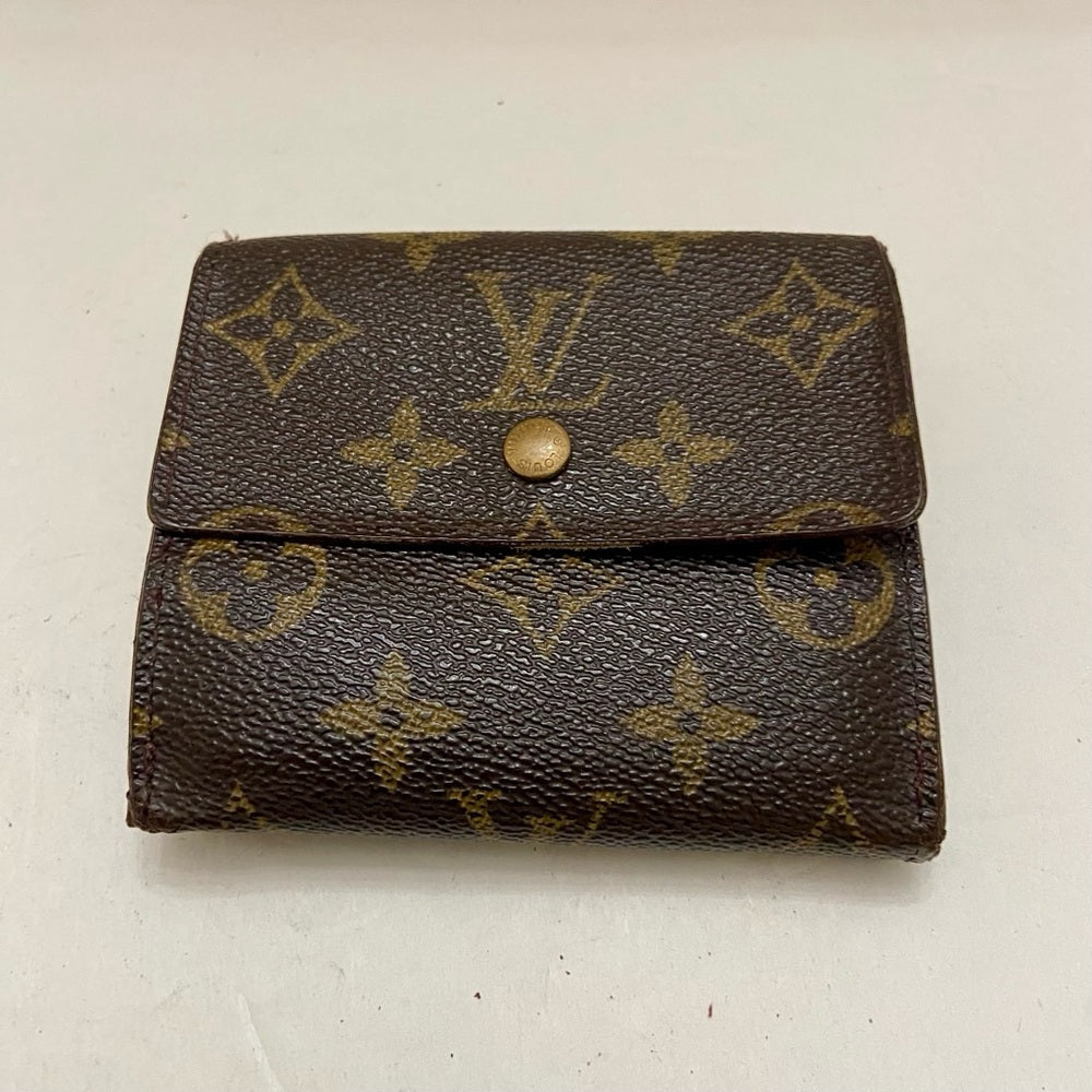 Vintage Louis Vuitton Brown Mono Mens Tri-fold Compact Wallet (E) (SP1918)