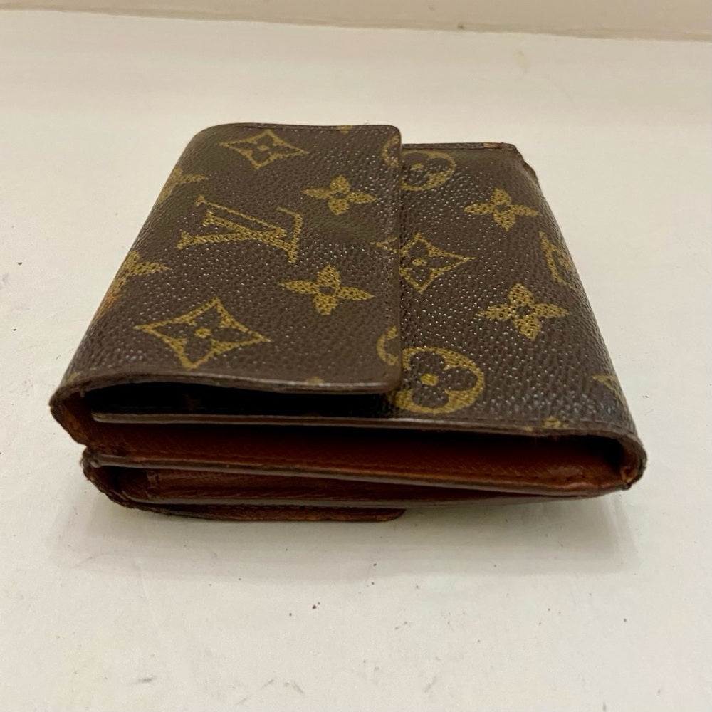 Vintage Louis Vuitton Brown Mono Mens Tri-fold Compact Wallet (E) (SP1918)