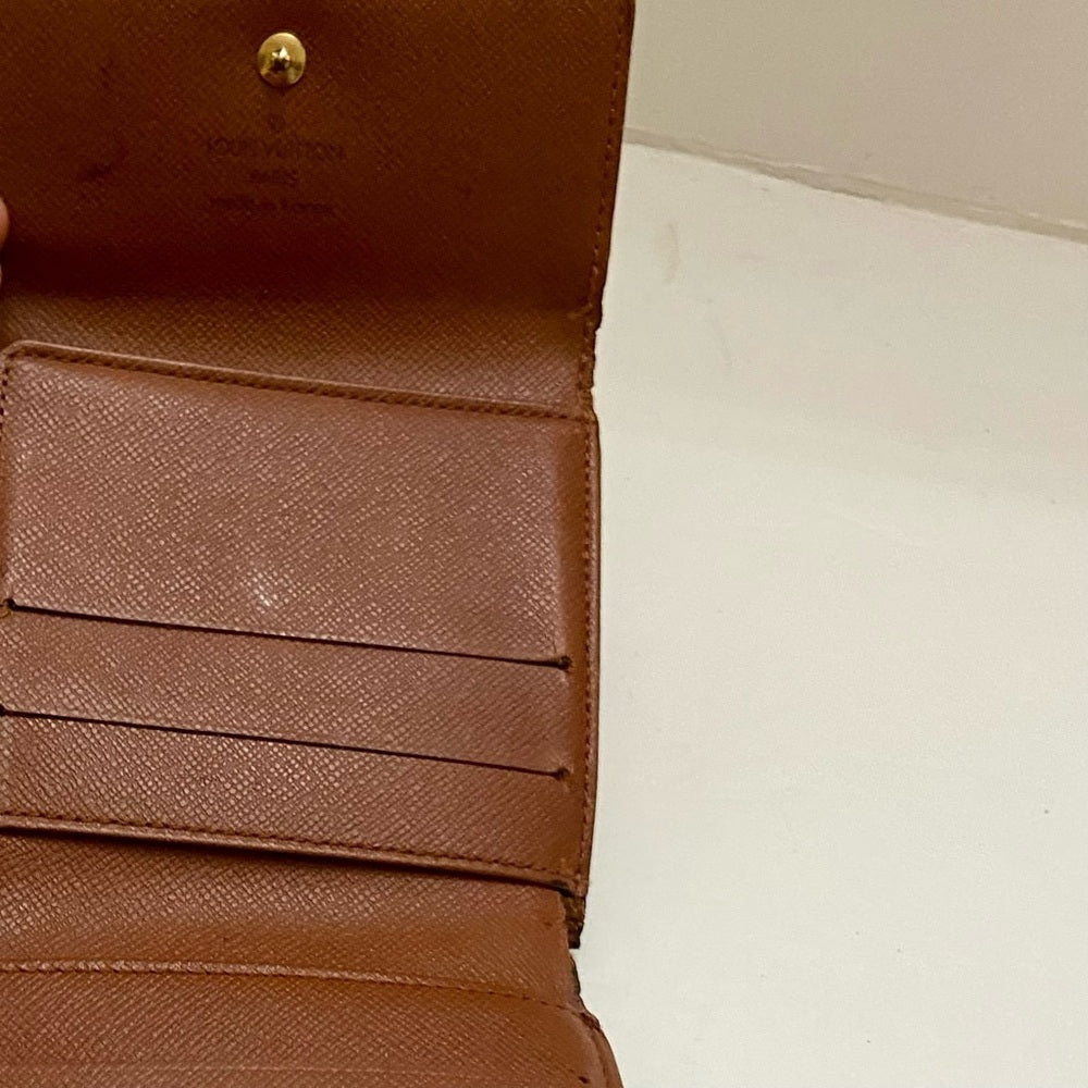 Vintage Louis Vuitton Brown Mono Mens Tri-fold Compact Wallet (E) (SP1918)