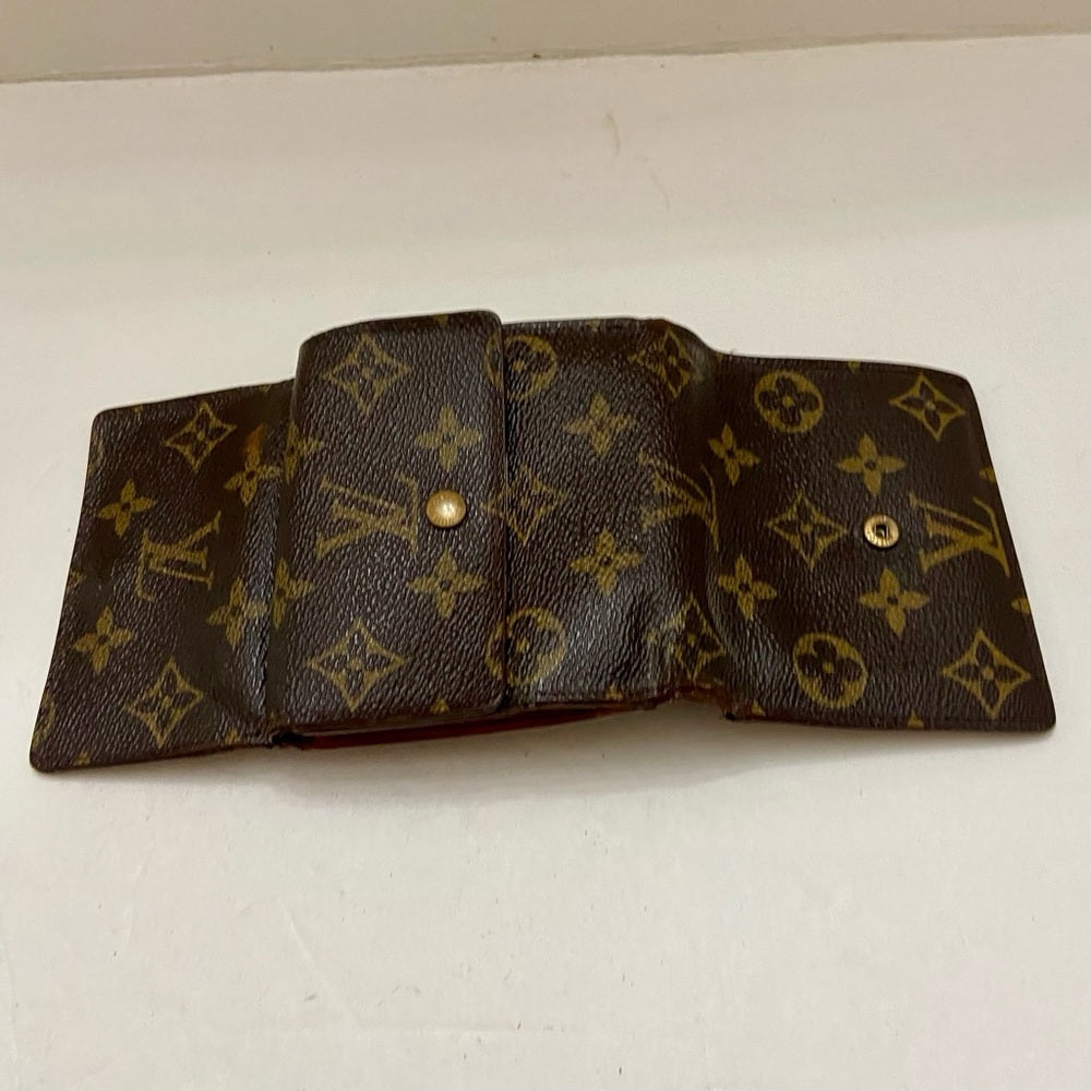 Vintage Louis Vuitton Brown Mono Mens Tri-fold Compact Wallet (E) (SP1918)
