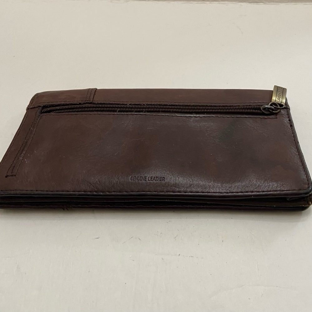 Vintage Dockers, Brown Genuine Leather Long Wallet