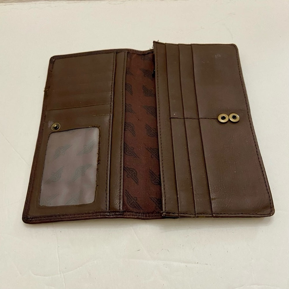 Vintage Dockers, Brown Genuine Leather Long Wallet