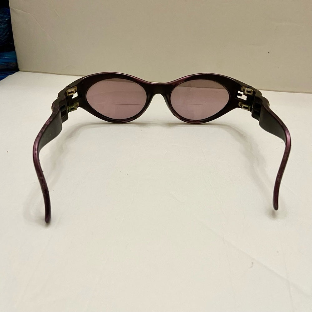 Vintage, Fendi Burgundy Bi-Focal with Case (5.5in x 1.75in x 2.5in)