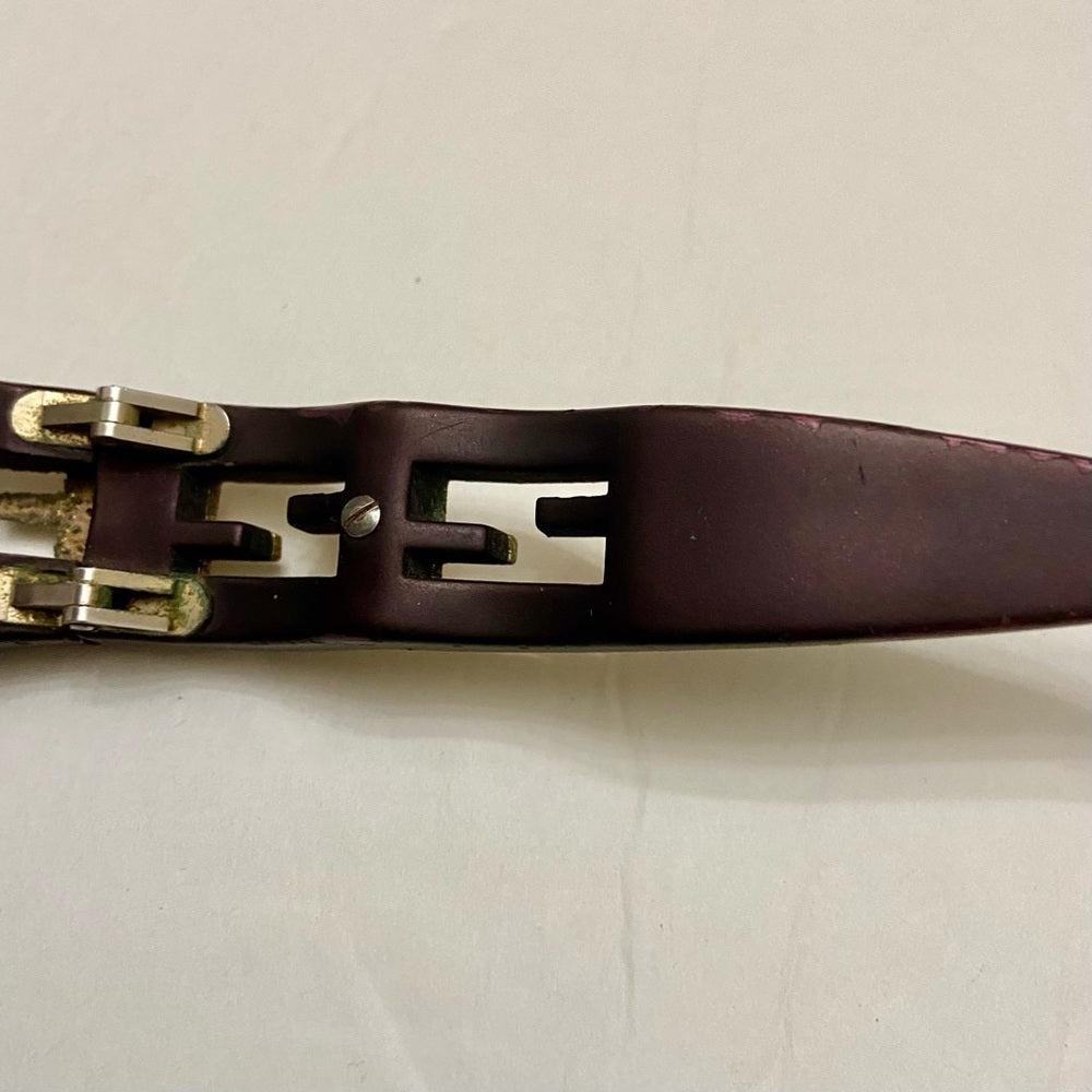 Vintage, Fendi Burgundy Bi-Focal with Case (5.5in x 1.75in x 2.5in)