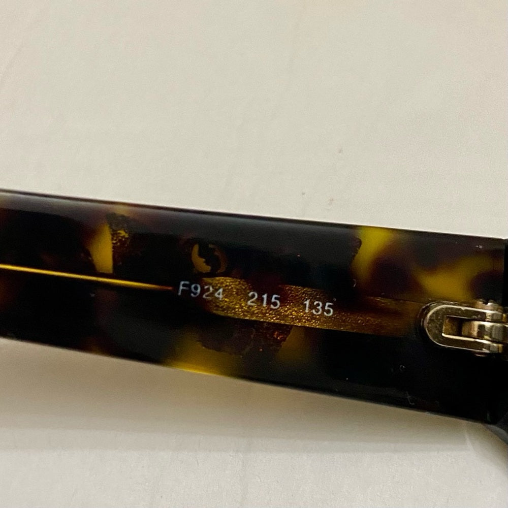 Fendi, Brown Tortoise Sunglasses with Gold Floral Design F924 215 135
