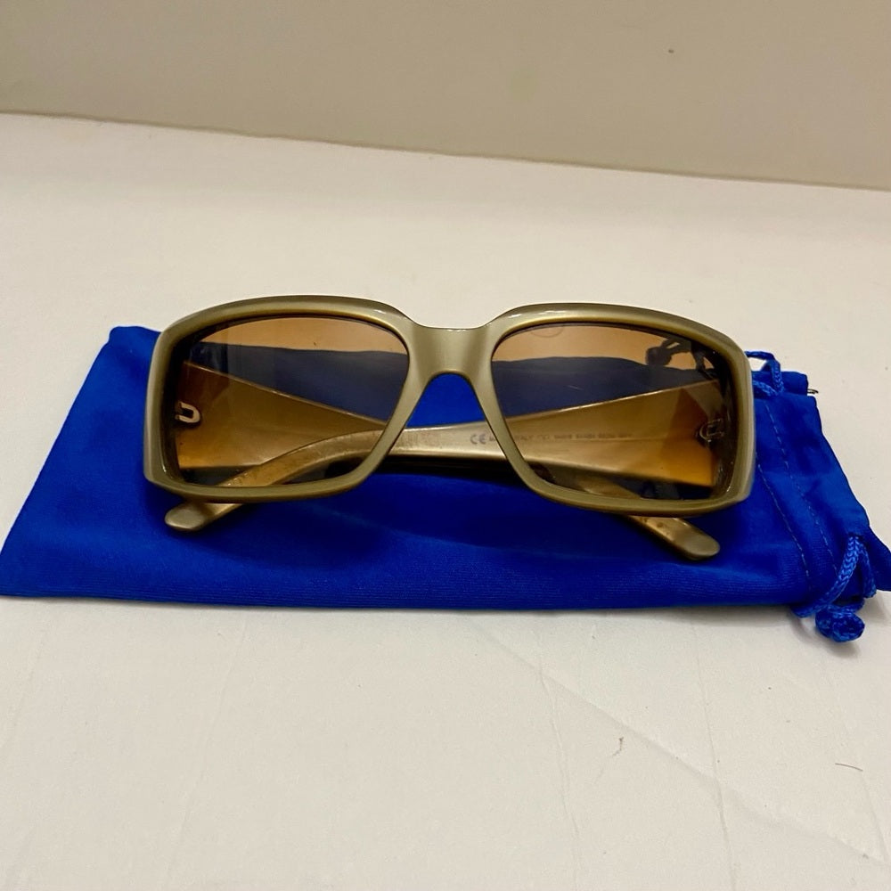 Valentino Garavani, Italy Gold Large Sunglasses with Case 5449S