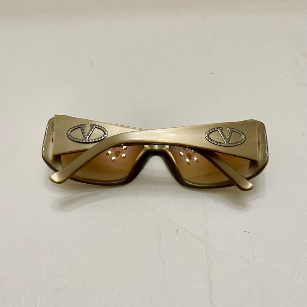 Valentino Garavani, Italy Gold Large Sunglasses with Case 5449S
