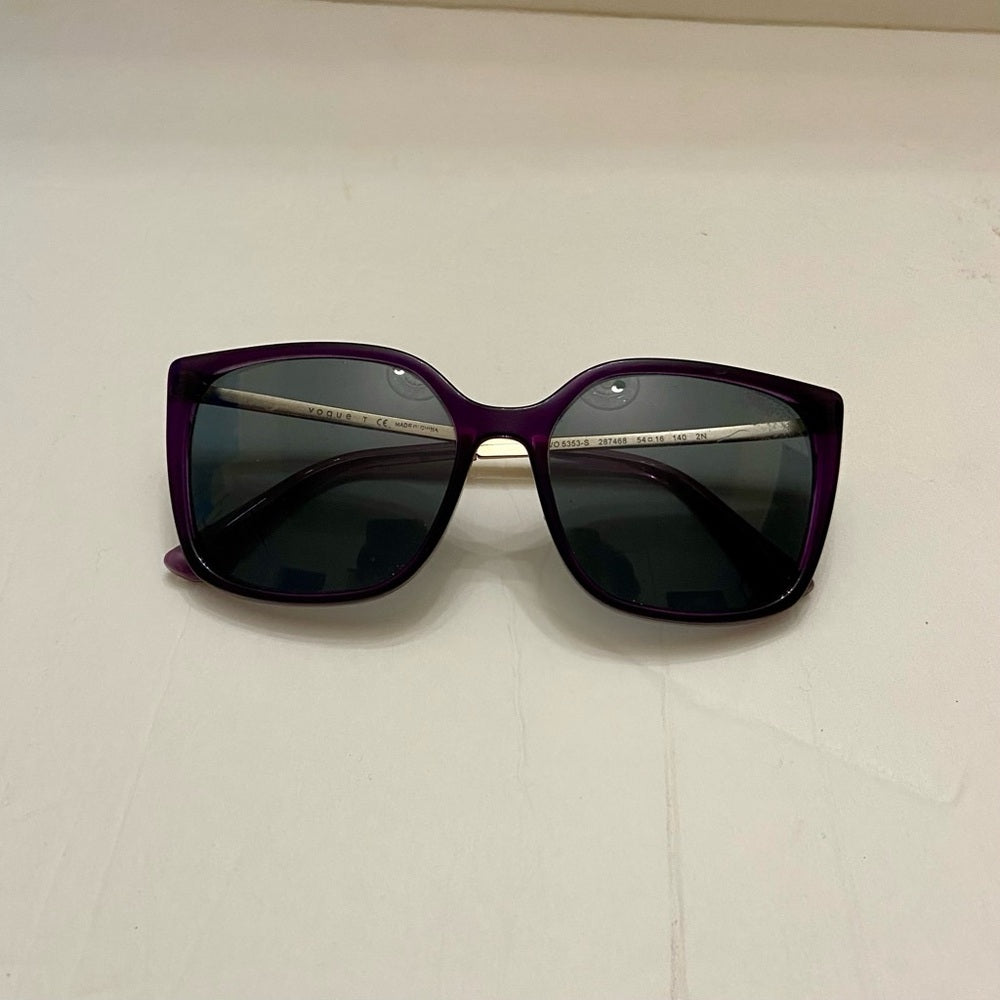 Vintage, Vogue Cat’s Eye Sunglasses with Purple Temple VO5353-S 278648 54#16 140
