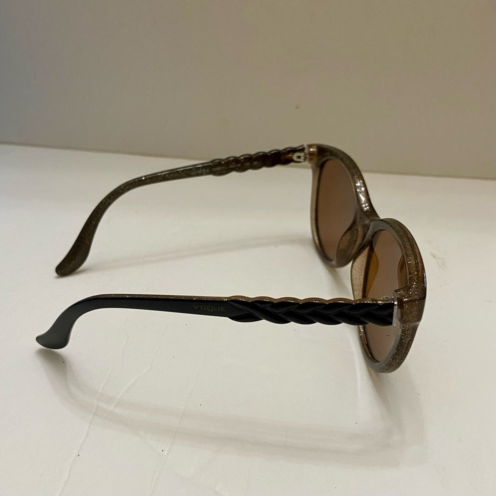 Vintage, Vogue Brown Sunglasses w: Braided Temples VO2915-S 2259/13 53#19 145 2N