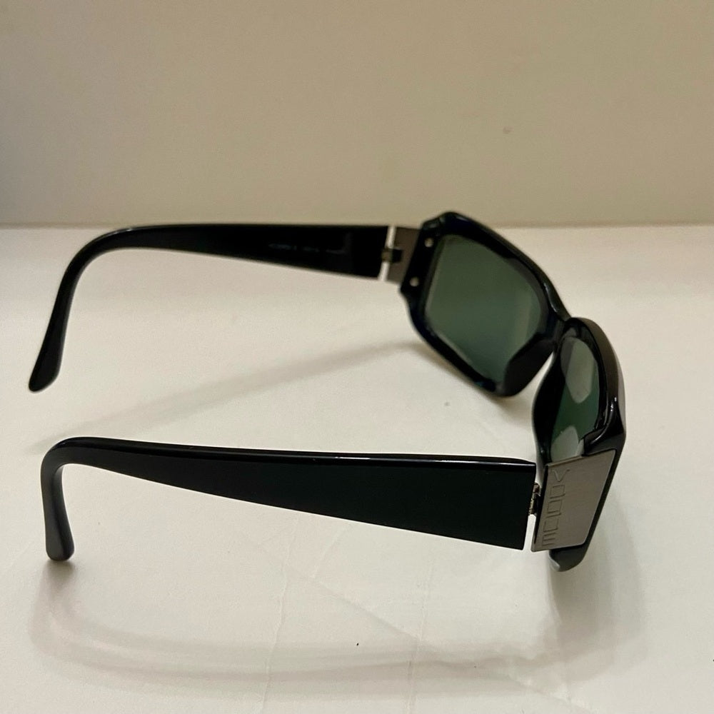Vintage, Vogue, Italy, Black Rectangular Sunglasses (Frame Only)