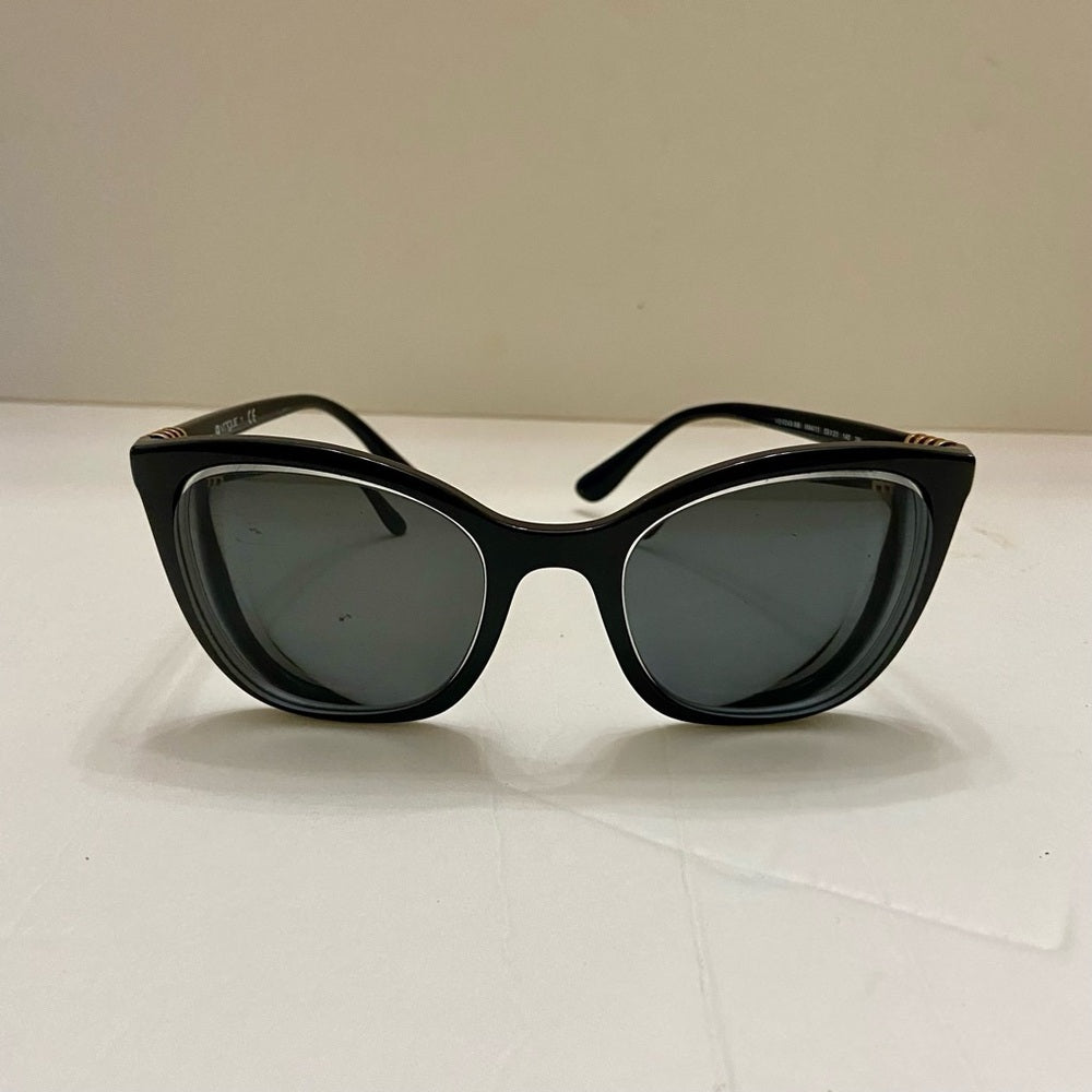 Vintage, Vogue, Black Cat’s Eye Sunglasses With Rhinestones (Frame Only)