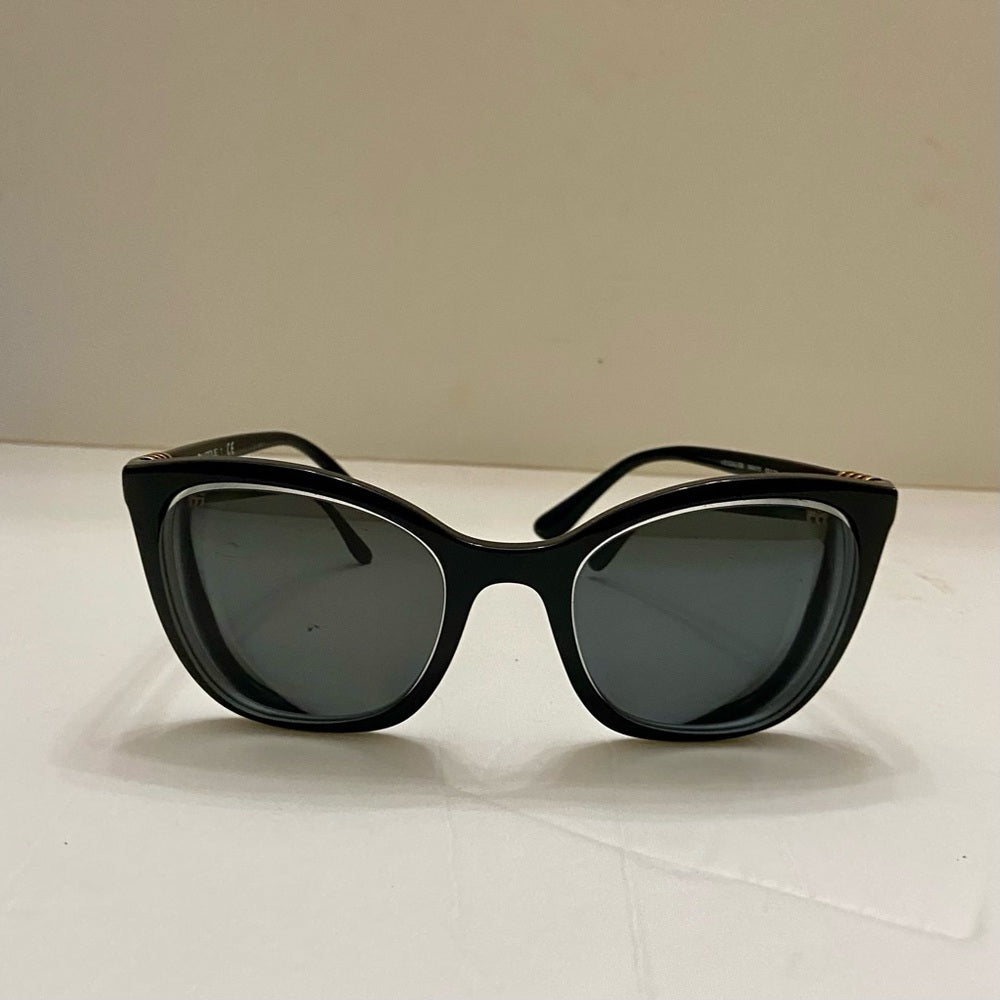 Vintage, Vogue, Black Cat’s Eye Sunglasses With Rhinestones (Frame Only)