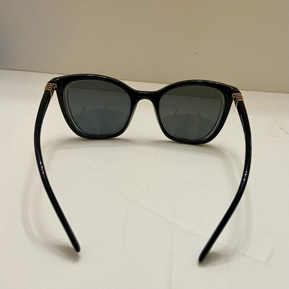 Vintage, Vogue, Black Cat’s Eye Sunglasses With Rhinestones (Frame Only)