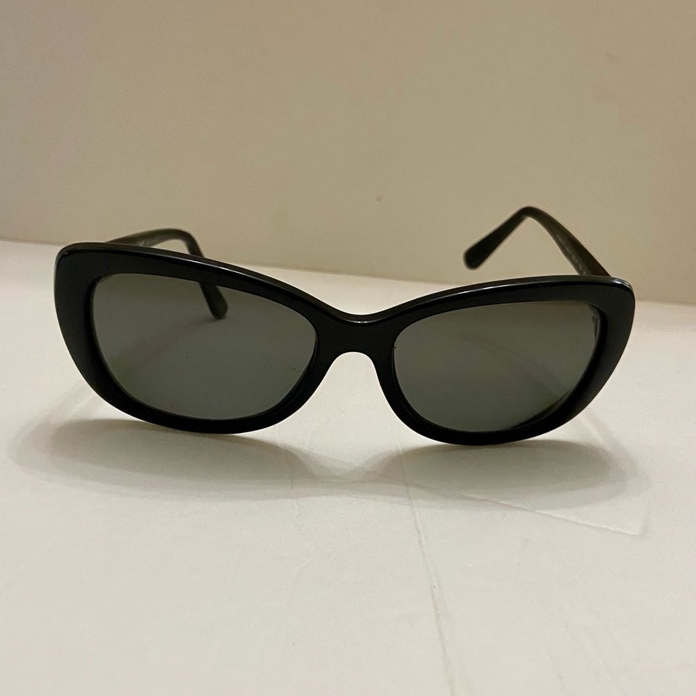 Vintage, Vogue, Black Sunglasses With Rhinestones (Frame Only)
