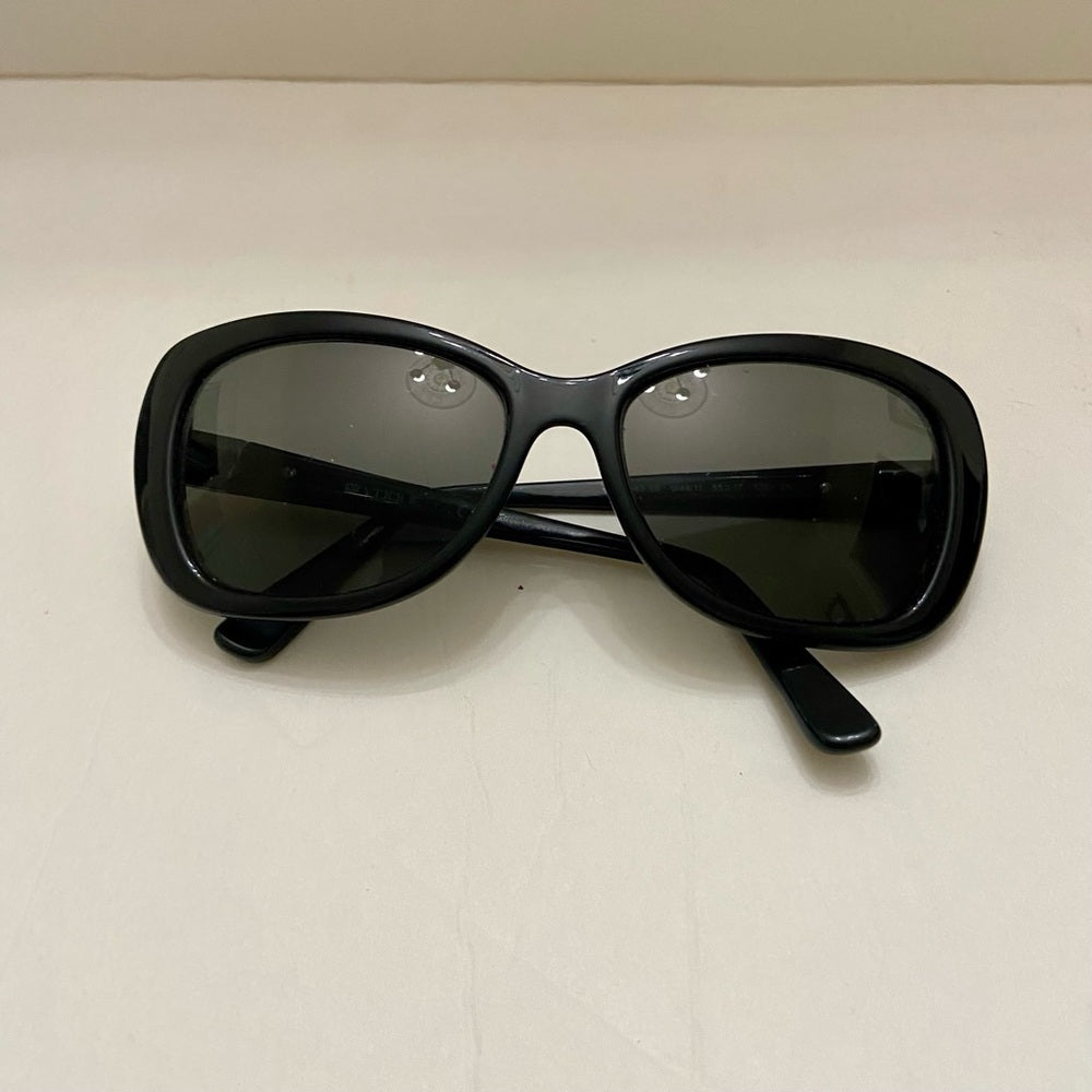 Vintage, Vogue, Black Sunglasses With Rhinestones (Frame Only)
