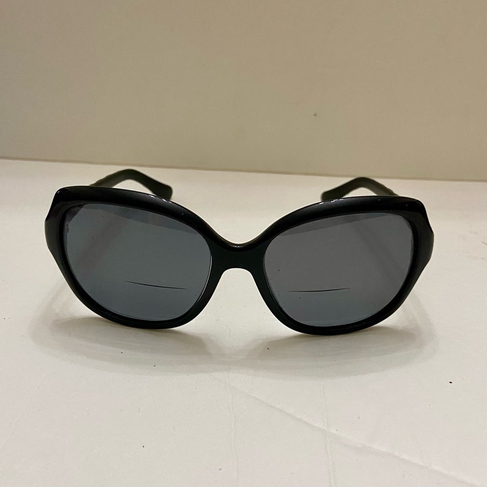 Vintage, Vogue, Black Bi-Focal Sunglasses with Braided Temples
