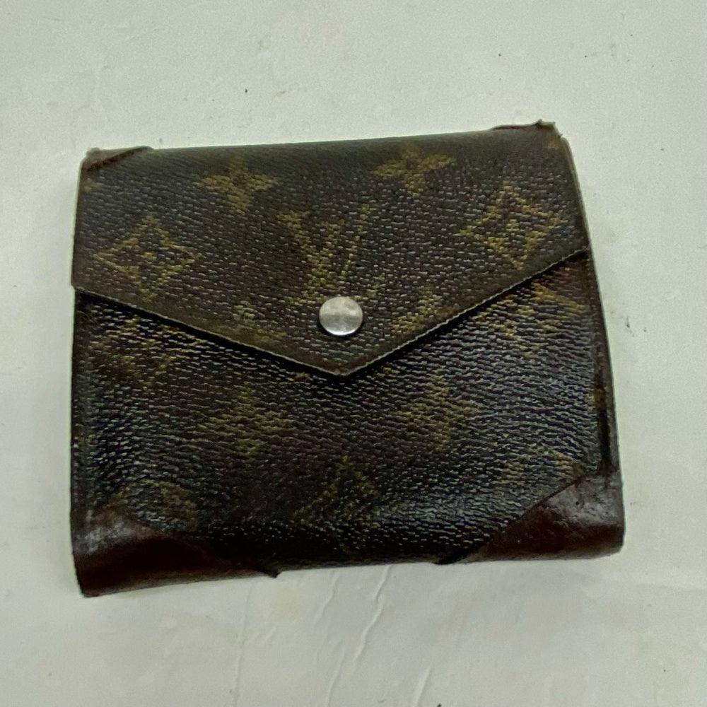 Vintage Louis Vuitton, Brown Mono, Mens Multiple Wallet (8906AN)