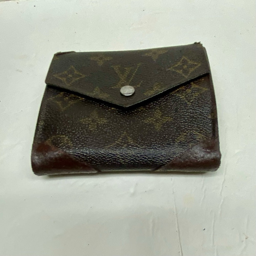 Vintage Louis Vuitton, Brown Mono, Mens Multiple Wallet (8906AN)