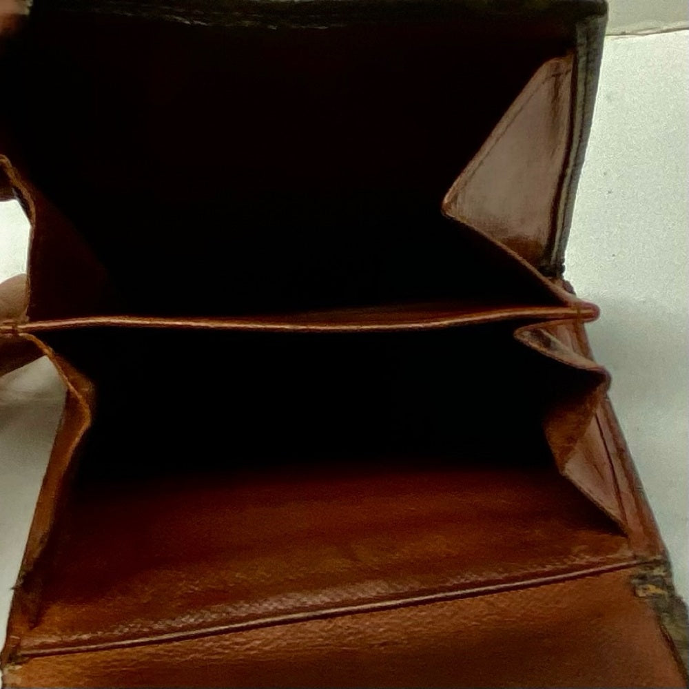 Vintage Louis Vuitton, Brown Mono, Mens Multiple Wallet (8906AN)