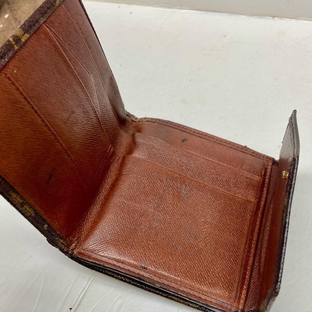 Vintage Louis Vuitton, Brown Mono, Mens Multiple Wallet (8906AN)