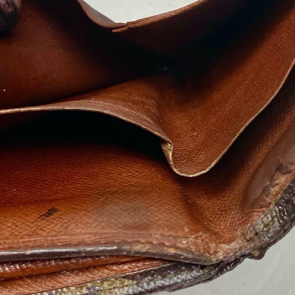 Vintage Louis Vuitton, Brown Mono, Mens Multiple Wallet (8906AN)
