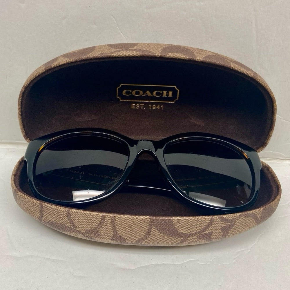Coach Dark Tortoise Large Sunglasses HC8110 L937 Caitlin 500113 56#19 135 3N