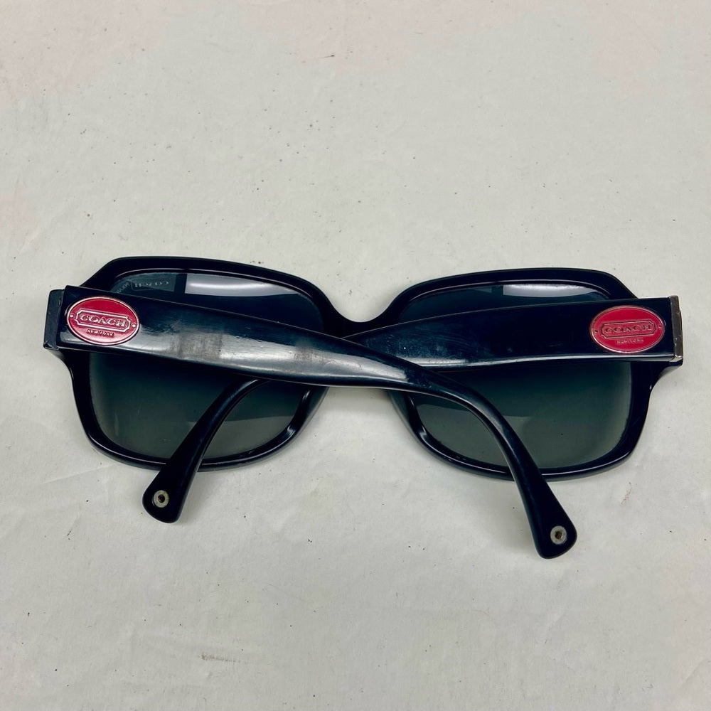 Coach Black/Stripes Large Sunglasses 511T3 59#16 135 Bridget 3P