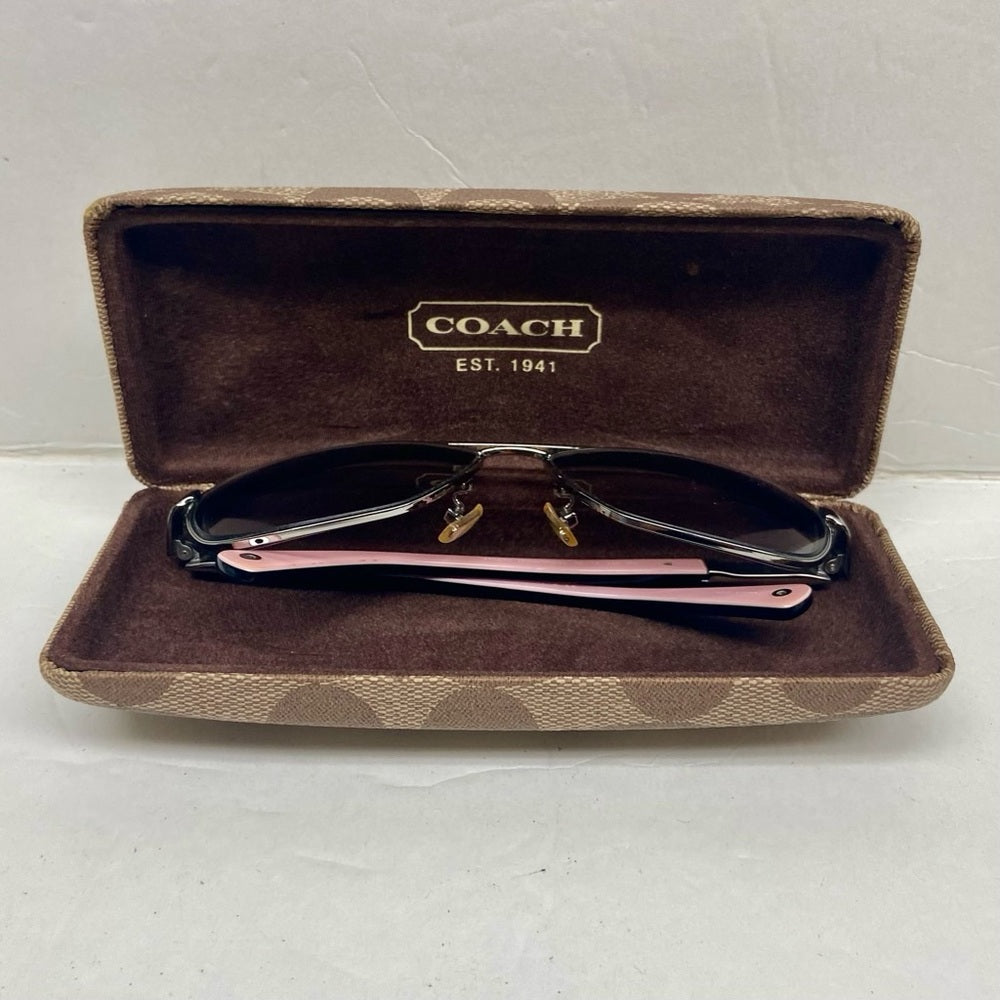 Coach HC7012 L038 Caroline Silver Frame/ Pink Temples (FRAME ONLY)